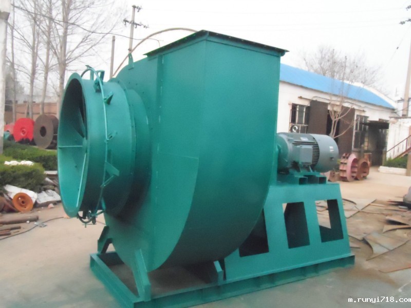 离心锅炉风机侧视图