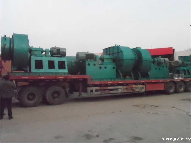 装车中的锅炉离心风机