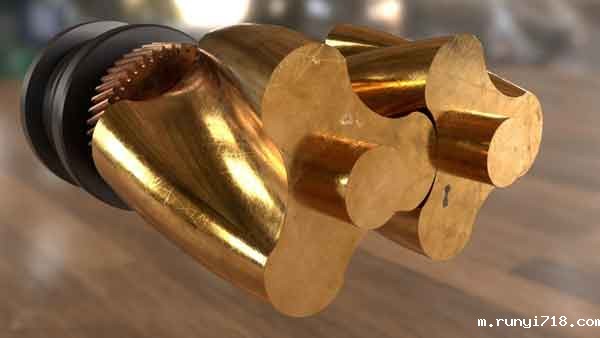 罗茨式鼓风机的三叶旋转叶片(叶泵)